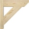 Ekena Millwork Traditional Slat Rough Sawn Outlooker, Douglas Fir, 6"W x 18"D x 18"H OUT06X18X18TRA06RDF - alternate 3